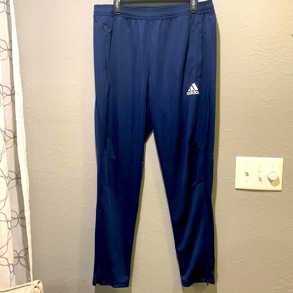 Slightly used dark blue adidas pants